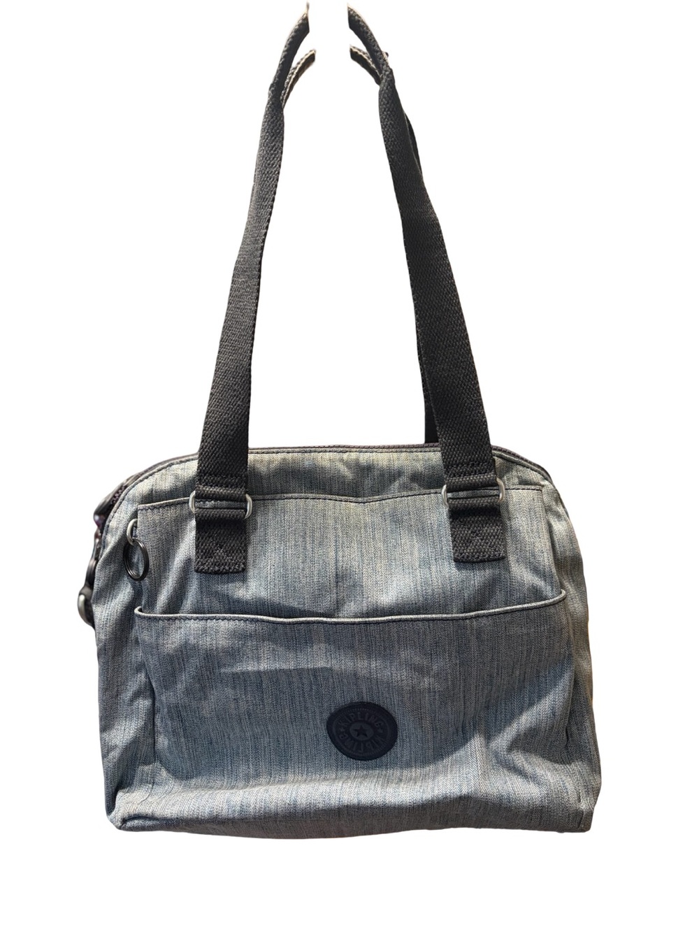 Kipling Felicity indigo shoulder bag Canvas Tote Handbag in Faded Blue